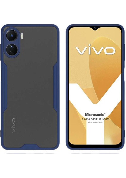 Vivo Y16 Kılıf Paradise Glow Lacivert