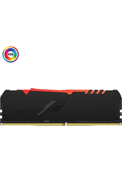 Fury Beast RGB 8GB KF432C16BBA/8 (1x8GB) DDR4 3200MHz CL16 Masaüstü PC Bellek