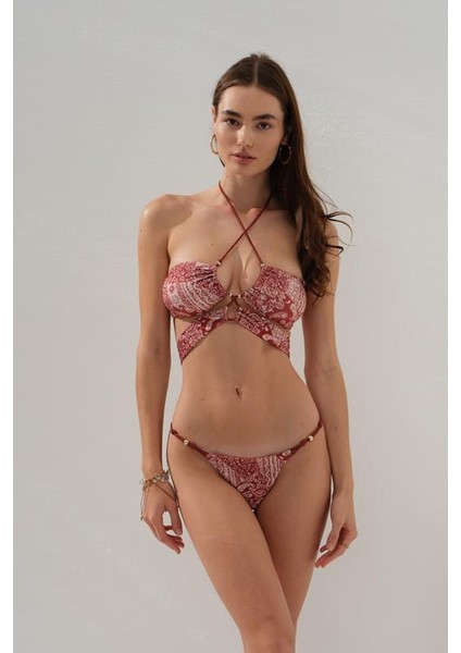 İnce Askı Dekolteli Mayo 231204-D