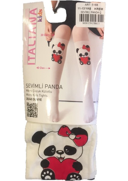 İtaliana Sevimli Panda Çocuk Külotlu