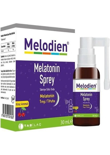 Tab İlaç 1 mg Melatonin Sprey 20 ml