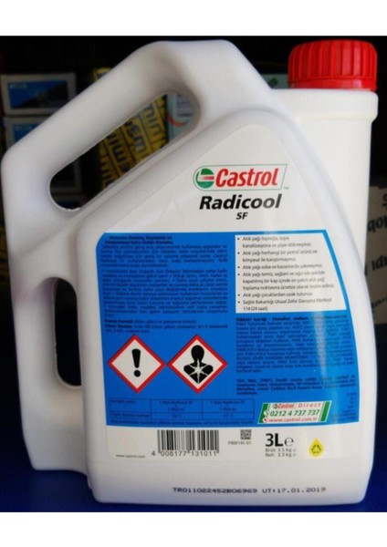 Radicool Sf Kırmızı Antifriz 3lt 2020 Yeni Dolum