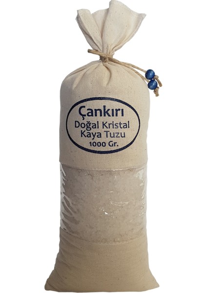Çankırı Tuzu Bez Torbada İri Taneli Çankırı Tuz 1 kg
