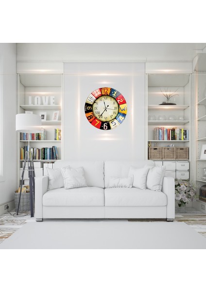 Fantastik Cam Duvar Saati - 40 cm fiyatları