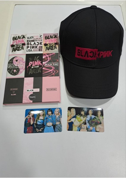 Blackpink Defter Şapka Sticker Kombin