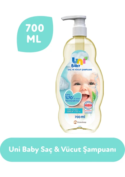 Uni Baby Göz Yakmayan Bebek Şampuanı 700 Ml