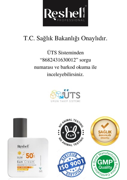 Spf 50+ Yüz ve Vücut Güneş Kremi Leke Karşıtı Ultra Nemlendiricili Tüm Cilt Tipleri Için 100 ml