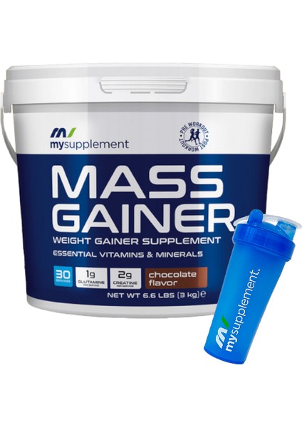 Mysupplement Mass Gainer Karbonhidrat Tozu Çikolata 3000 gr