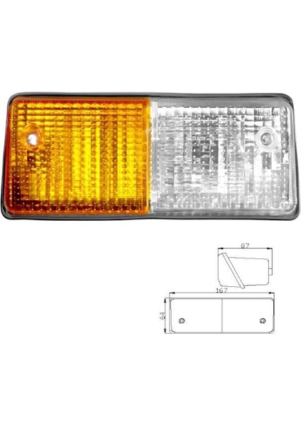Traktör 55-46 Ön Park Lambası Sağ modelleri