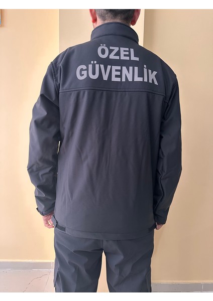Erkek Yeni Yasa Kamu Personel Özel Güvenlik Kışlık Sofshell Mont