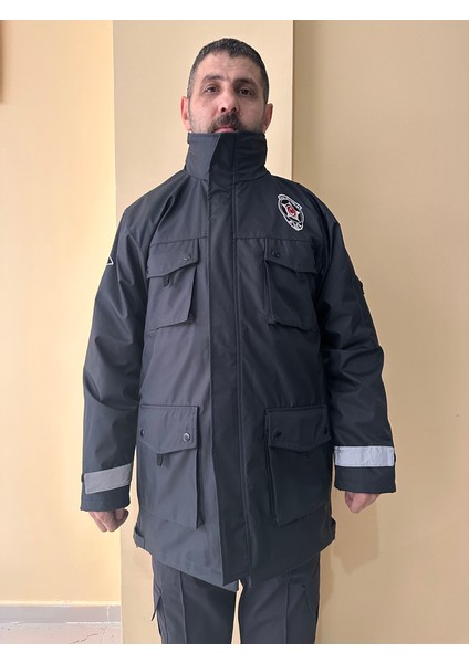 Erkek Yeni Yasa Kamu Personel Özel Güvenlik Kışlık Tekli Kaban