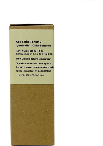 Chia Tohumu 150GR fiyatları