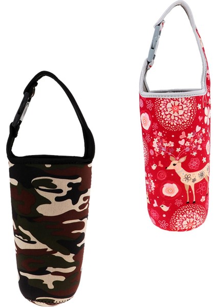 2x Tumbler Taşıyıcı Tutucu Çanta Açık Kamp(Yurt Dışından)