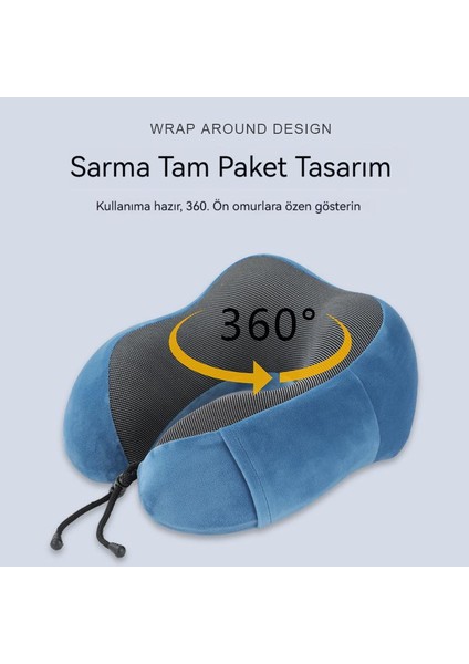 Nakış Geri Tepme Dekompresyon Masajı Kambur U-Yastık (Yurt Dışından)