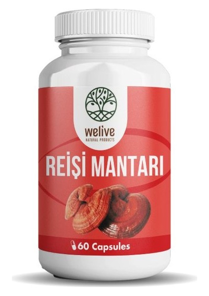 Welıve Reişi Mantarı 60 Capsul