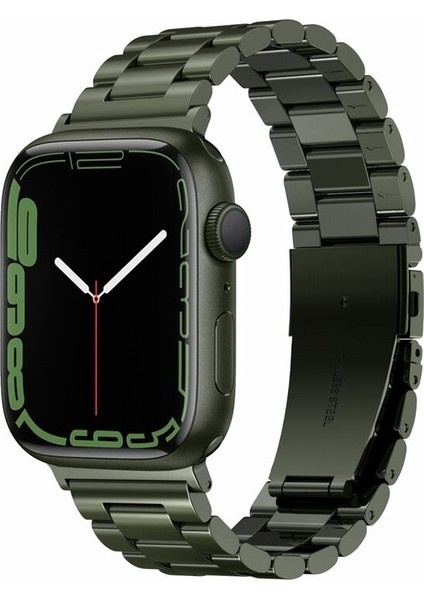 Apple Watch 44/45/46/49mm Kordon Klipsli Metal Kordon 04-A 2/3/4/5/6/se/7/8/9/10/11/ultra