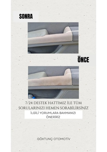 Süper Güçlü Leke Çıkarıcı Araç Temizleme Spreyi Koltuk Tavan Döşeme Kumaş Temizleyici 500 ml