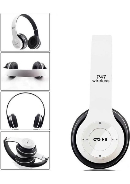 P47 Katlanabilir Bluetooth Kablosuz Kulaklık