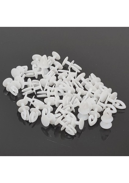 Binbirreyon Perde Düğmesi Geçmeli 40 Adetli Plastik Korniş Bağlantısı KD066