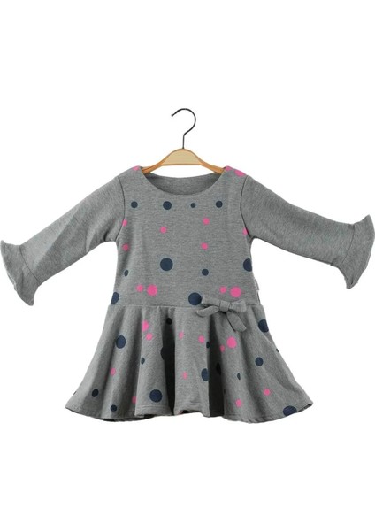 Kız Çocuk Puanlı 3-6 Yaş Elbise