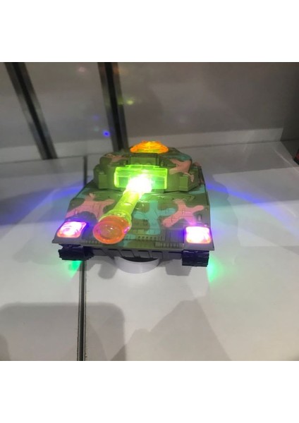 Sesli Işıklı Pilli Çard Dön Özel Model Tank fiyatları