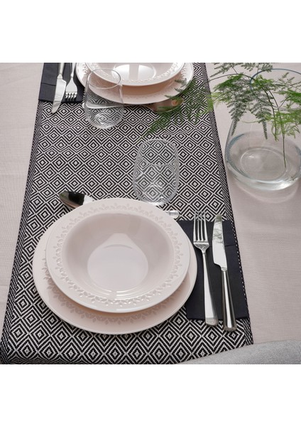 Derin Tabak Seti, Kırık Beyaz, 22 Cm, Paradısısk