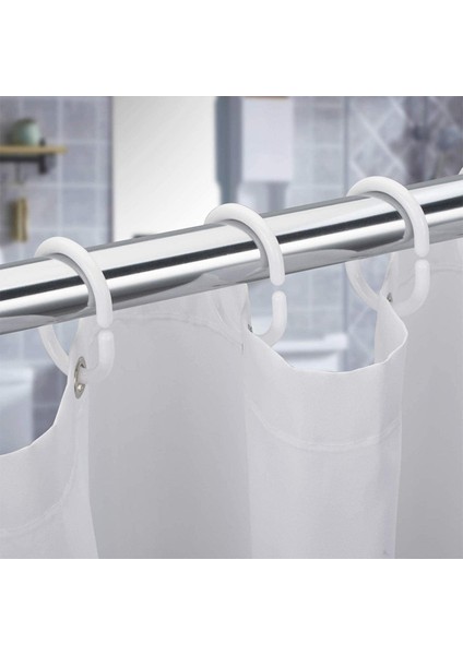20 Adet Banyo Perde Halkası modelleri
