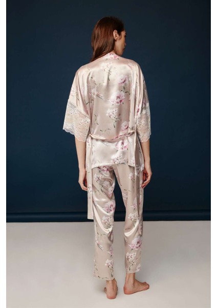 - Kadın Baskılı Saten 3 Lü Takım 30029 fırsatları