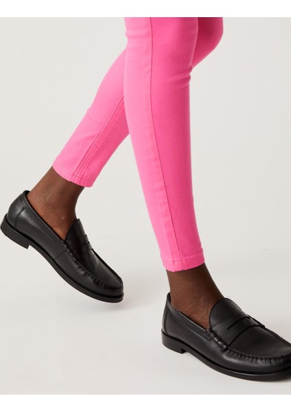 Yüksek Bel Jegging Jean Pantolon fırsatları