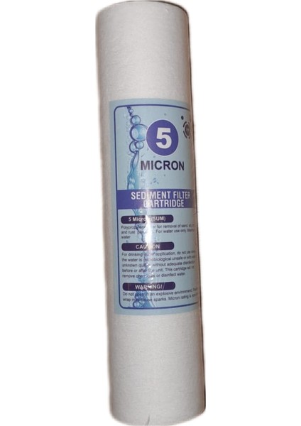 Açık Kasa Filtresi 10" Spun Filtre 5 Mikron