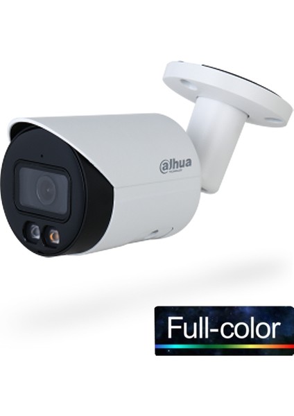 (IPC-HFW2249S-S-IL-0360B) 1/2.8 2mp 3.6mm IP67 Sdkart Dah.mik.full Color Fixed BULL.IP-30MT