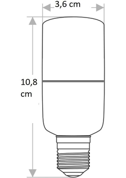 CT-4091G 9W E27 Led Ampul, Gün Işığı