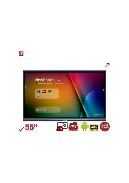 Vıewsonıc IFP5550-3 Vıewboard 55 Inç 4K Interaktif Dokunmatik Ekran