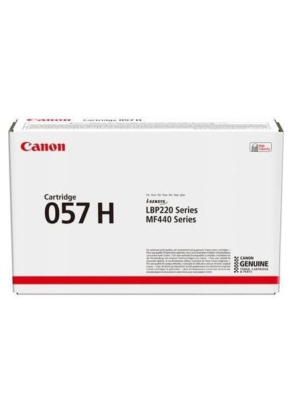 3010C004 CRG-057H Cpp Dmo Özel Siyah Toner