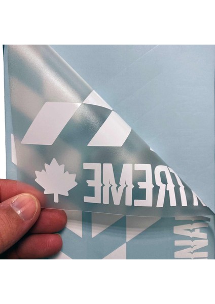 Süt Beyaz Damalı Kask Motosiklet Sticker Takımı Çınar Extreme fiyatları