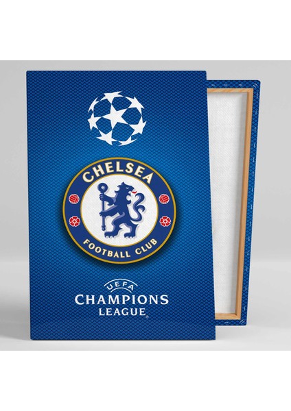 Chelsea Futbol Kulübü Logosu Chelsea Football Club Kanvas Tablo fiyatları