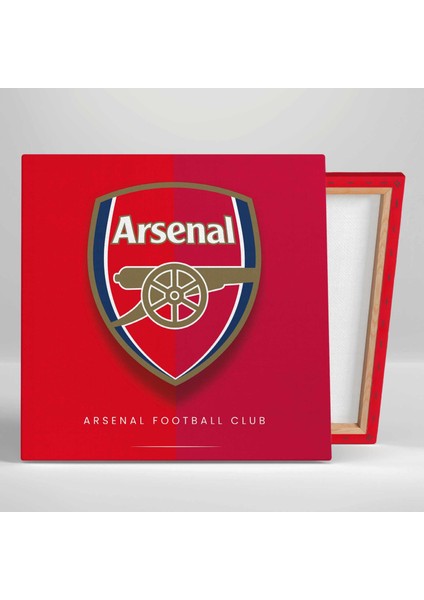 Arsenal Futbol Kulübü Logosu Arsenal Futball Club Kanvas Tablo