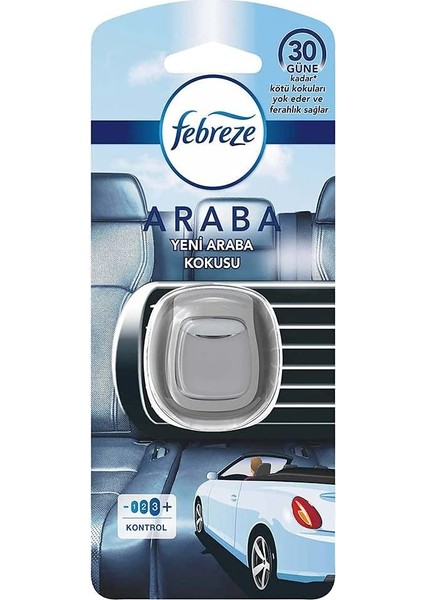 Febreze Hava Ferahlatıcı Yeni Araba Kokusu, 2 ml