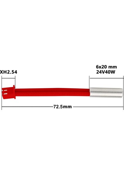 Creality Ender 3 S1 Pro Extruder Isıtıcı Fişek - 24V 40W -300°C