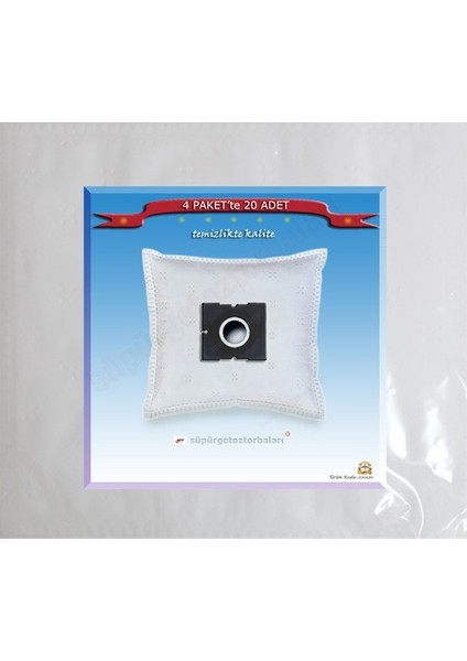 Tb 42 Süpürge Toz Torbası 4 Paket Te 20 Adet 200120