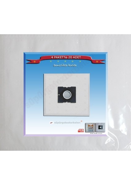Bluehouse Bh0 22 A Avant Süpürge Toz Torbası 4 Paket Te 20 Adet 200120