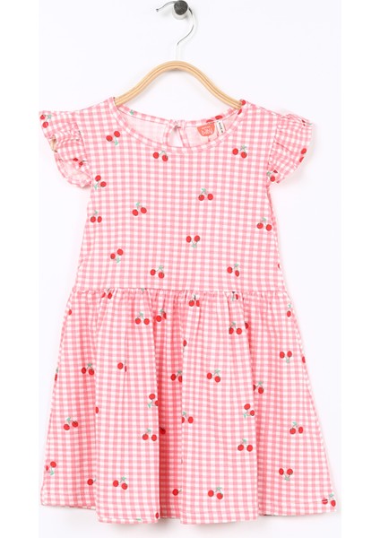Düz Pembe Bebek Standart Elbise 3SMG80014AK