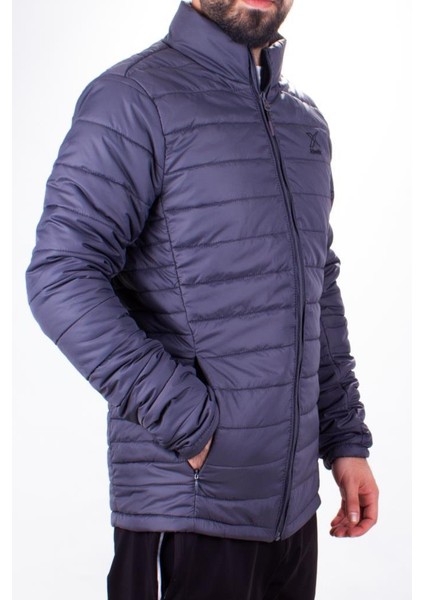 Padded Coat Koyu Gri Günlük Şişme Erkek Mont fiyatları
