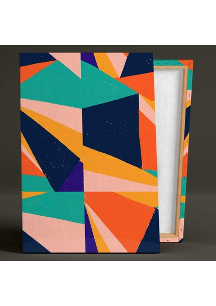 Geometrik Desenler Modern Sanat Soyut Dekoratif Kanvas Tablo fiyatları