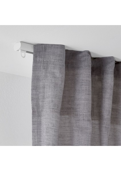 Perde Çubuğu Seti, Beyaz, 100-180 Cm, Framfusıg