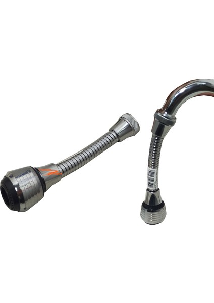 Mutfak Batarya Ucu 15cm Esnek Perlatör 2 Kademeli Batarya Borusu Ucu