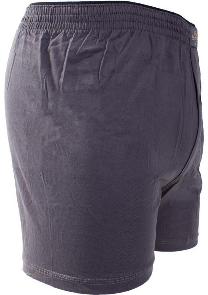 44-7000 Antrasit 4'lü Paket Erkek Havlu Bel Pamuklu Boxer