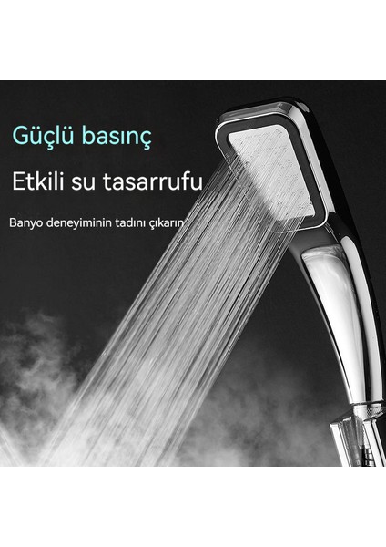 300 Delikli Şarjlı Kare El Basınçlı Duş Başlığı (Yurt Dışından) fırsatları