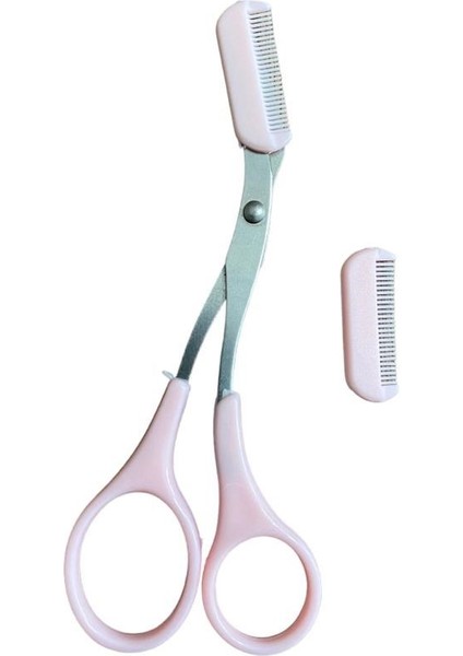 Kaş Makası + Çift Taraflı Kaş ve Kirpik Fırçası Maskara Ikili Set Kaş Makası ve Iki Uçlu Kaş Fırçası fırsatları