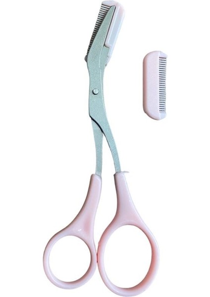 Kaş Makası + Çift Taraflı Kaş ve Kirpik Fırçası Maskara Ikili Set Kaş Makası ve Iki Uçlu Kaş Fırçası indirimleri